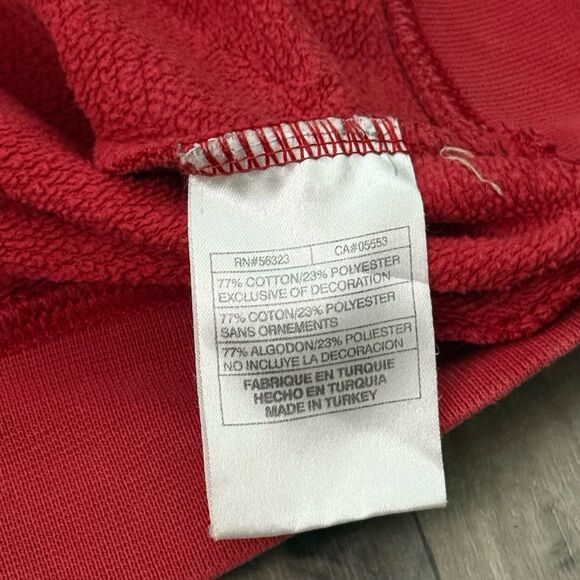 Vintage retro Nike y2k red hoodie size 1X - Picture 6 of 7